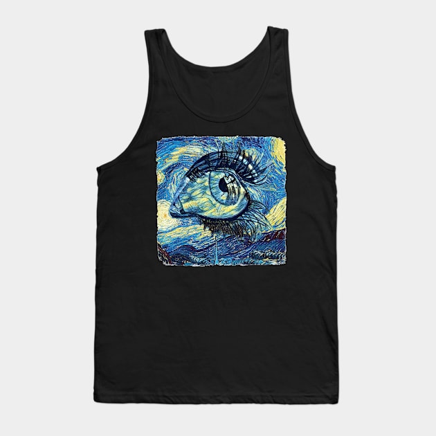 Vision Van Gogh Style Tank Top by todos